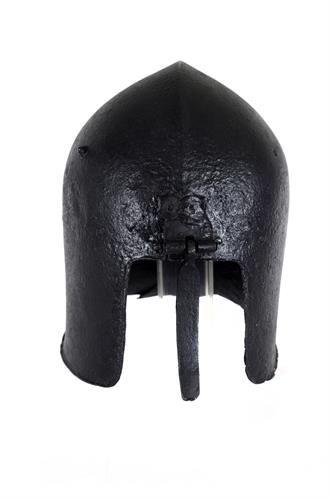 Sallet helmet from the collection of 14th-15th c. venetian armour, discovered in 1840 walled behind a vaulted crypt in the walls of the city of Chalkis, Euboia, Greece.