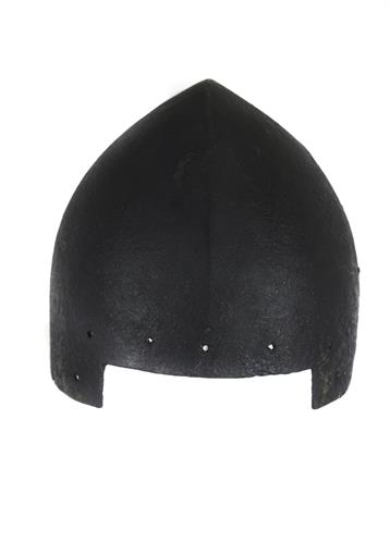 Κράνος (Head-Piece) από τη συλλογή ενετικών πανοπλιών του 14ου και 15ου αιώνα  που ανακαλύφθηκαν  το 1840 σε εντοιχισμένη θολωτή κρύπτη του τείχους της Χαλκίδας.