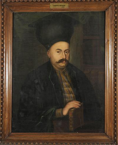Προσωπογραφία του Λάμπρου Φωτιάδη (1752-1805), ελαιογραφία σε μουσαμά.