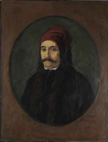Portrait of Sotirios Theocharopoulos, oil painting on canvas, 1932 (?).