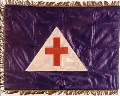 Flag of the Principality of Samos and its Public Stores (1833-1912).