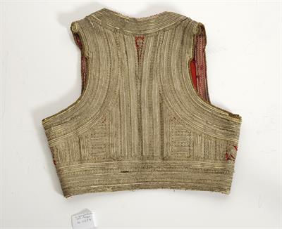 Gold embroidered vest of Ioannis Diovouniotis, 19th century.