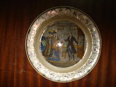 &quot;Quete pour les Grecs&quot;. &quot;Έρανος υπέρ των Ελλήνων&quot;. Πιάτο με φιλελληνική παράσταση του Charles-Henri Loeillot-Hartwig, κατασκευασμένο από το εργοστάσιο Montereau, Γαλλία, [1826 -1833].