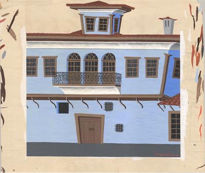 Σπίτι στην Κοζάνη, τέμπερα, του Εγγονόπουλου Νίκου, 1937