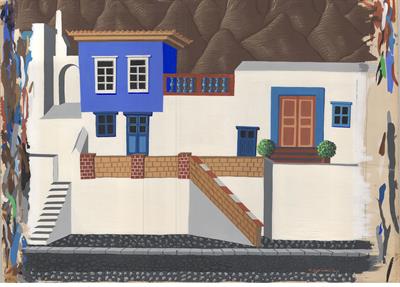Σπίτι (Αθήνα;), τέμπερα, του Εγγονόπουλου Νίκου, 1936-39