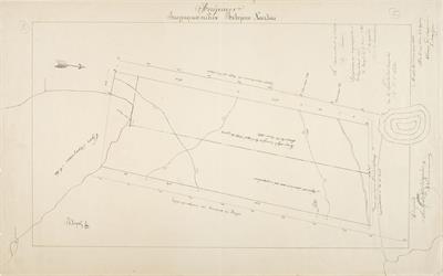 &quot;Αντίγραφον Τοπογραφικού Σχεδίου Πολυγώνου Ναυπλίας&quot;. Τοπογραφικό σχέδιο, 5/12/1872. Το σχέδιο προέρχεται από την προσωπική συλλογή του στρατηγού Πέτρου Στ. Λυκούδη.