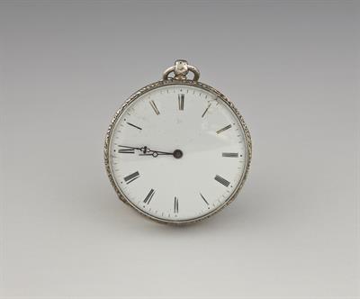 Γαλλικό, χρυσό ανδρικό ρολόι τσέπης του αγωνιστή Σπ. Σπυρομήλιου (1800-1880).