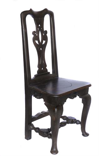 Ξύλινη καρέκλα από την Κύθνο, τέλη 19ου αιώνα, Ιστορική Οικία Λαζάρου Κουντουριώτη-Ύδρα