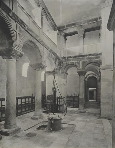 Η εκκλησία της Παναγίας της Εκατονταπυλιανής στην Πάρο. Φωτογραφία του Carl Siele, 1910. Εκτέθηκε στη Διεθνή Έκθεση της Ρώμης του 1911.