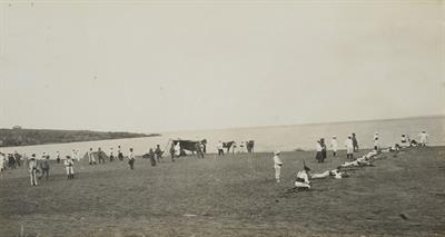 Κρήτη. Ασκήσεις ευθυβολίας γάλλων στρατιωτών και ναυτών. Φωτογραφία, 1907-1909.