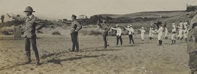 Κρήτη. Αγώνες σκοποβολής αξιωματικών στα Χανιά. Φωτογραφία, 1907-1909.