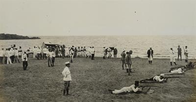 Κρήτη. Αγώνες σκοποβολής αξιωματικών. Φωτογραφία, 1907-1909.