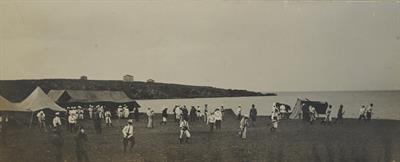 Κρήτη. Αγώνες ευστοχίας 100 μέτρων. Φωτογραφία, 1907-1909.