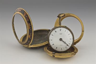 Ρολόι τσέπης με τρεις κάσες του αγγλικού οίκου George Prior, κατασκευασμένο για την Οθωμανική Αγορά. Χρονολογείται στα 1795.