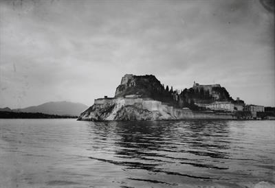 Corfu Island. Photographic copy from a glass plate of Fred Boissonnas, c. 1903-1923. The glass plate is at the Museum of Photography in Thessaloniki.