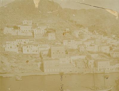 View of Hydra Island. Photograph, 1890.