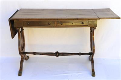 Wooden folding table, Lazaros Koundouriotis Historic Residence on Hydra Island