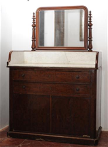 Ξύλινο λαβομάνο με καθρέπτη, Ιστορική Οικία Λαζάρου Κουντουριώτη-Ύδρα
