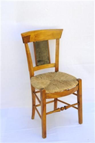 Straw-bottomed chair, Lazaros Koundouriotis Historic Residence on Hydra Island