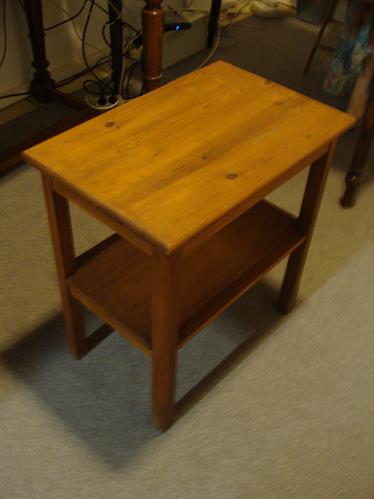 Wooden night table, Lazaros Koundouriotis Historic Residence on Hydra Island