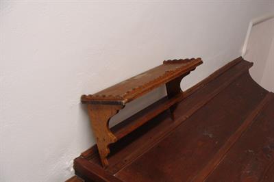Wooden shelves, Lazaros Koundouriotis Historic Residence on Hydra Island