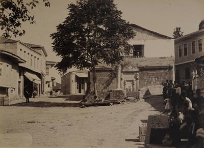 Taksim, water tank. Trabzon in Pontus. Photograph by Kakoulis Brothers, 1890&#039;s.