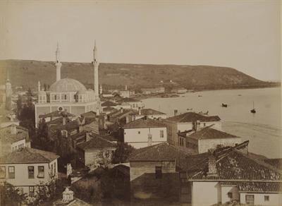 View of the coastal district of Samsun, Pontus. Photograph by Kakoulis Brothers, 1890&#039;s.