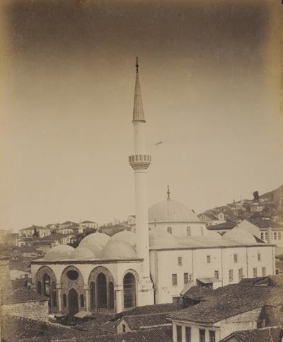 Τέμενος στην Τραπεζούντα Πόντου. Φωτογραφία των Αδελφών Κακούλη, δεκαετία 1890.