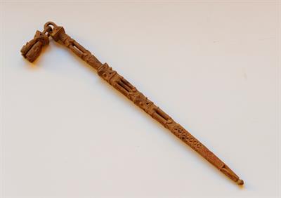 Perastiri, wooden tool, Lazaros Koundouriotis Historic Residence on Hydra Island