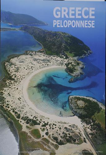&quot;GREECE - PELOPONNESE&quot; (ΕΛΛΑΔΑ - ΠΕΛΟΠΟΝΝΗΣΟΣ). Τουριστική διαφημιστική αφίσα του Ελληνικού Οργανισμού Τουρισμού (ΕΟΤ), 2009.