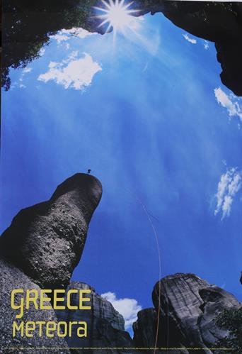 &quot;GREECE - METEORA&quot; (ΕΛΛΑΔΑ - ΜΕΤΕΩΡΑ). Τουριστική διαφημιστική αφίσα του Ελληνικού Οργανισμού Τουρισμού (ΕΟΤ), 2009.