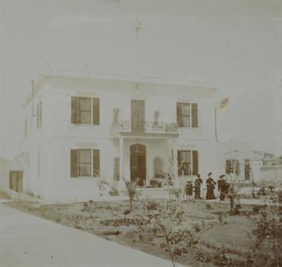 Crete. The mansion of the High Commissioner of Crete in Chalepa, Chania. Photograph, 1909.