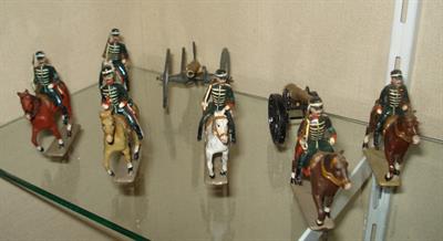 Coloured model made of lead, representing a soldier of the greek cavalry during the Greek-turkish war of 1897