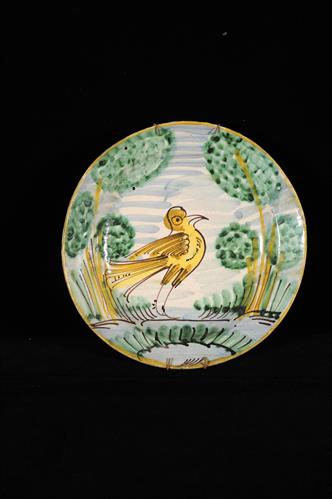 Decorative plate. Italy (?), late 18th - early 19th century.