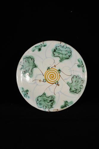 Decorative plate. Italy (?), late 18th - early 19th century.