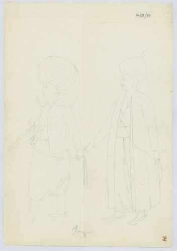 &quot;Janissaries&quot;, by Gerasimos Pizzamanos, pencil on paper.