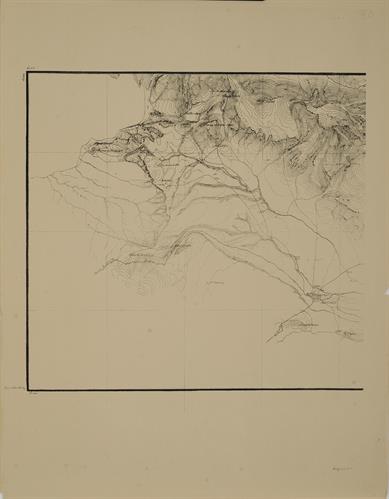 &quot;Megare&quot;. Χάρτης της Αττικής, 1833. Σχεδιάστηκε κατά τη διάρκεια της Γαλλικής Επιστημονικής Αποστολής στο Μοριά (γαλλικά: Expédition scientifique de Morée) υπό το στρατηγό Maizon.