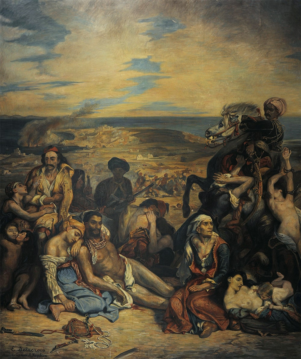 Eugene Delacroix Masakra Na Chios THE EXHIBITION - 5th Section: “Dissemination and acclaim”